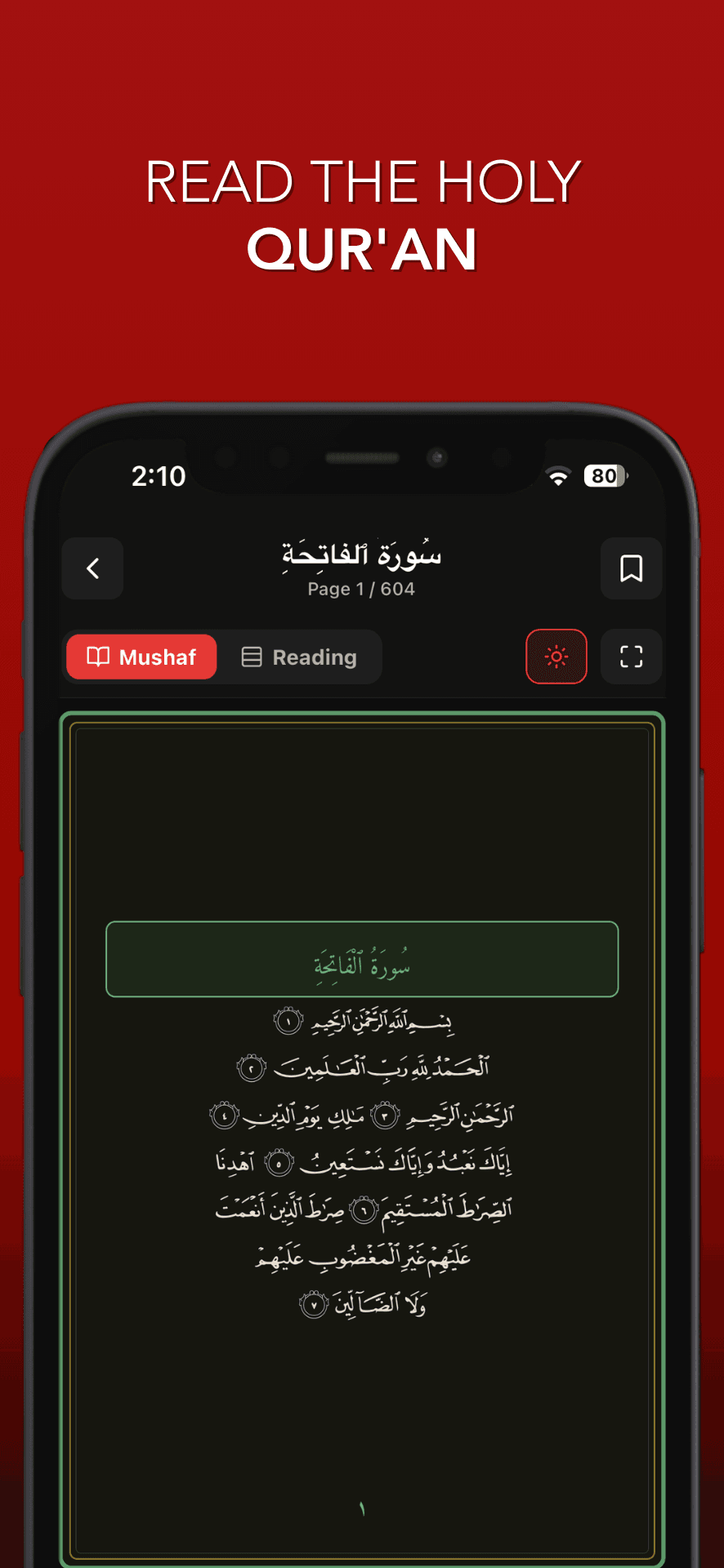 Rawda Mushaf reader